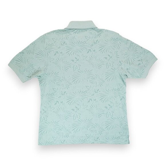 NWT Grand Slam Men's Performance Polo Shirt Short Sleeve Dry Knit Floral Pattern - Picture 2 of 5